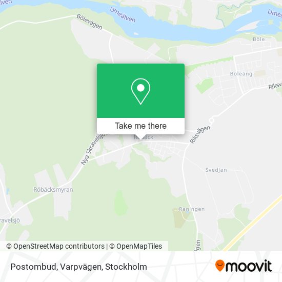 Postombud, Varpvägen map