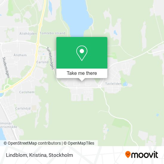 Lindblom, Kristina map
