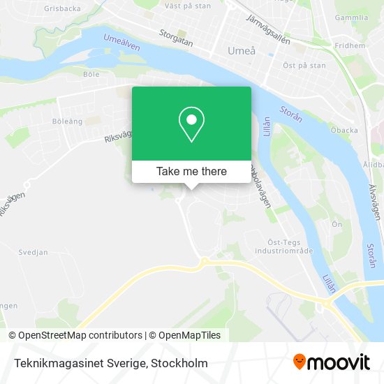 Teknikmagasinet Sverige map