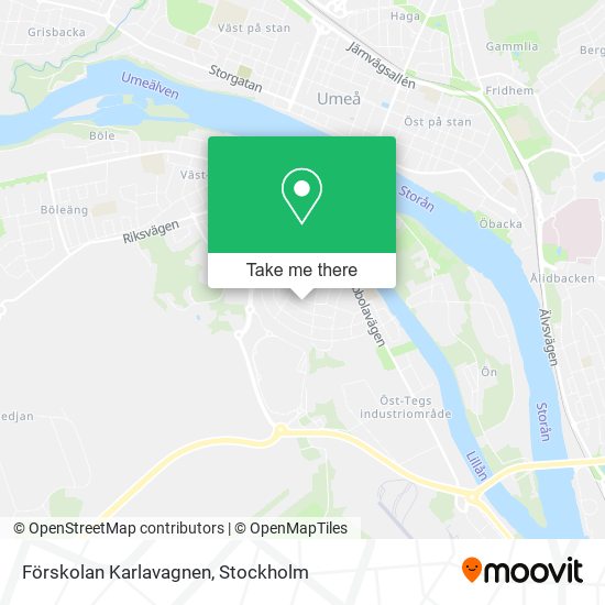 Förskolan Karlavagnen map