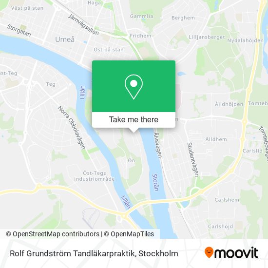 Rolf Grundström Tandläkarpraktik map