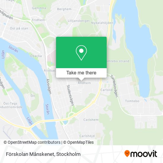 Förskolan Månskenet map