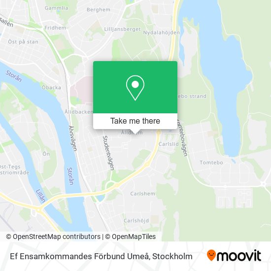 Ef Ensamkommandes Förbund Umeå map