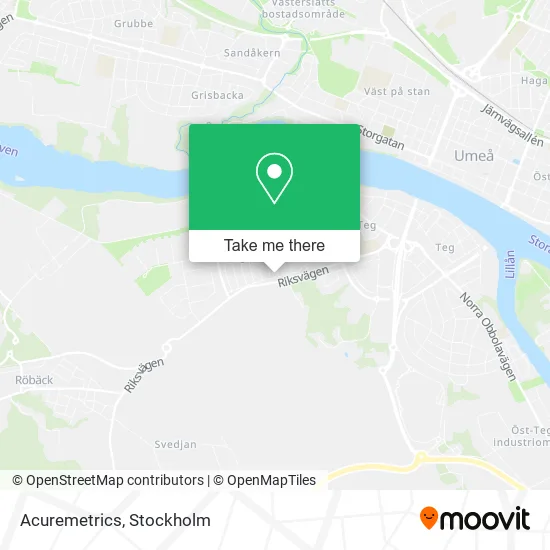 Acuremetrics map