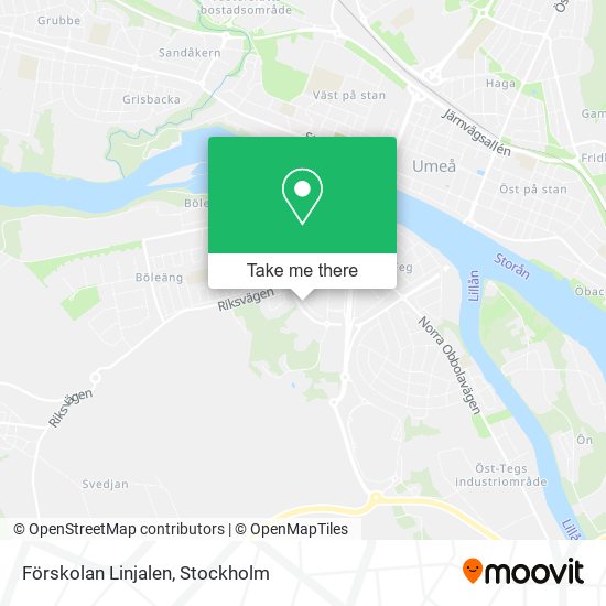 Förskolan Linjalen map