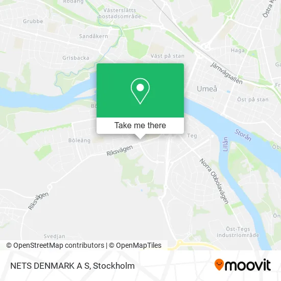 NETS DENMARK A S map