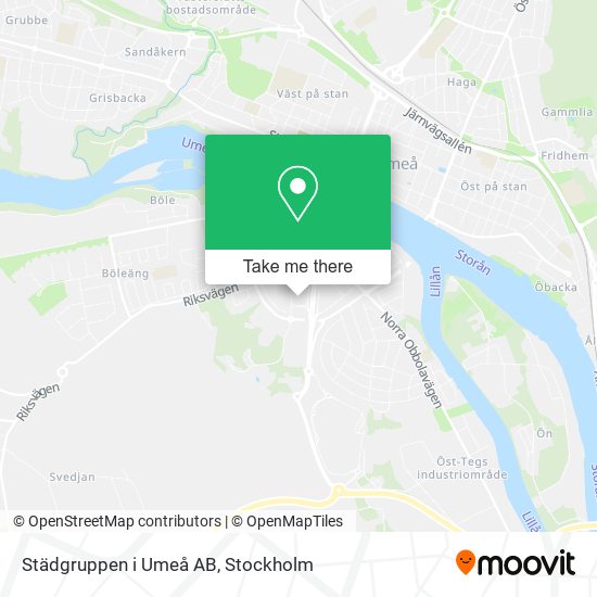 Städgruppen i Umeå AB map