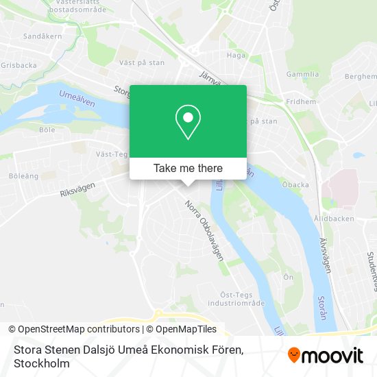 Stora Stenen Dalsjö Umeå Ekonomisk Fören map