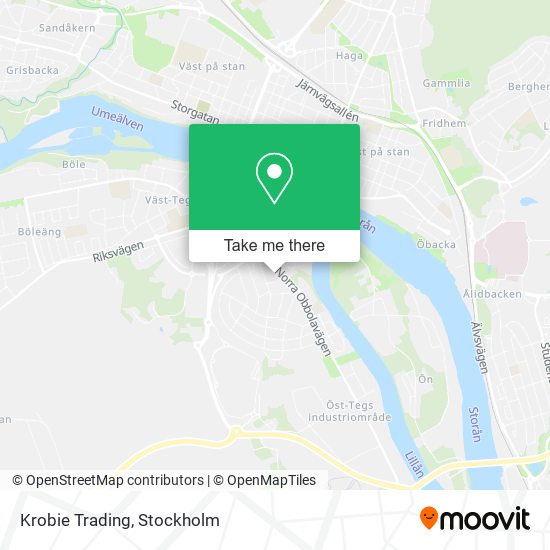 Krobie Trading map