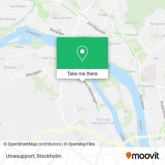 Umesupport map