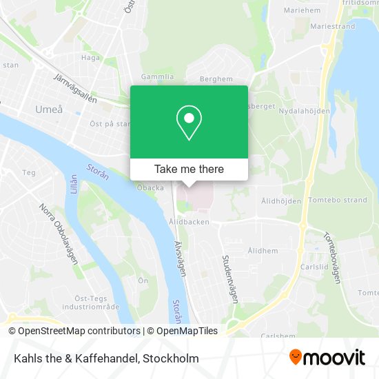 Kahls the & Kaffehandel map