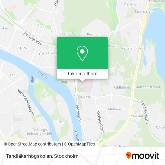 Tandläkarhögskolan map