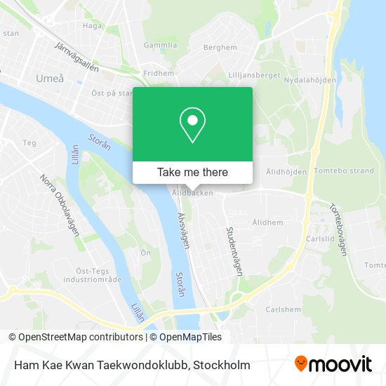 Ham Kae Kwan Taekwondoklubb map