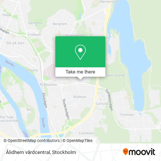 Ålidhem vårdcentral map