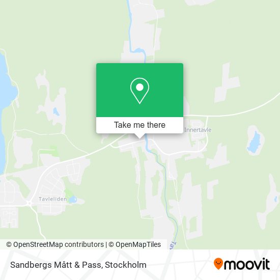 Sandbergs Mått & Pass map