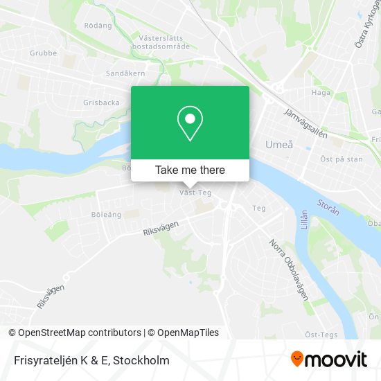Frisyrateljén K & E map