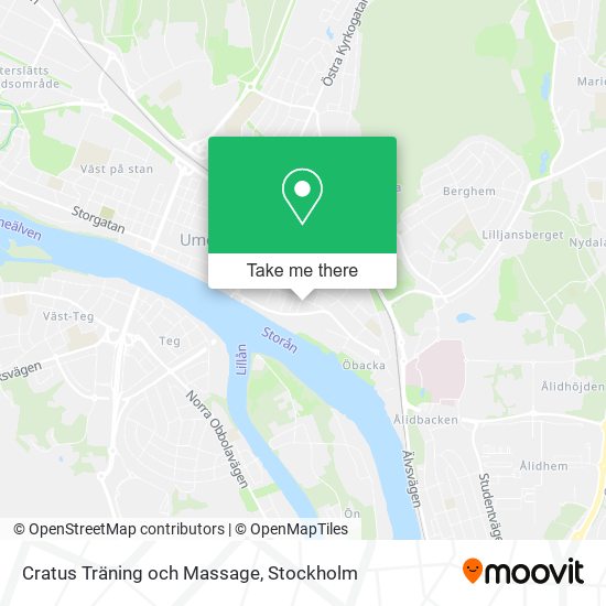 Cratus Träning och Massage map