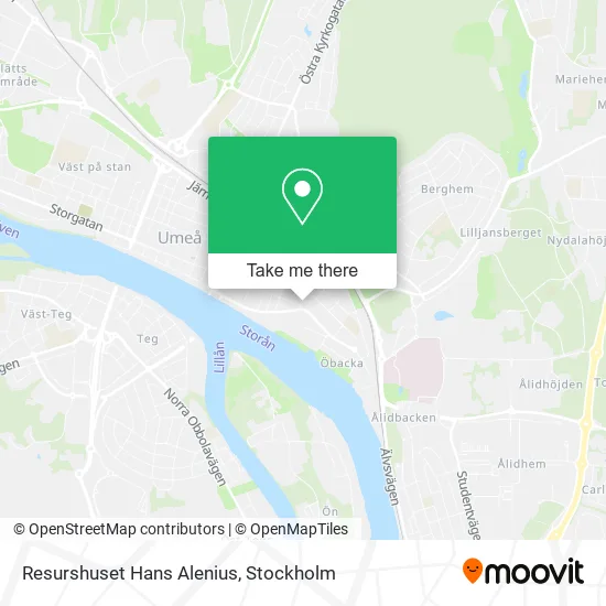 Resurshuset Hans Alenius map
