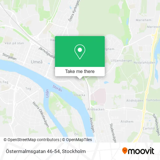 Östermalmsgatan 46-54 map