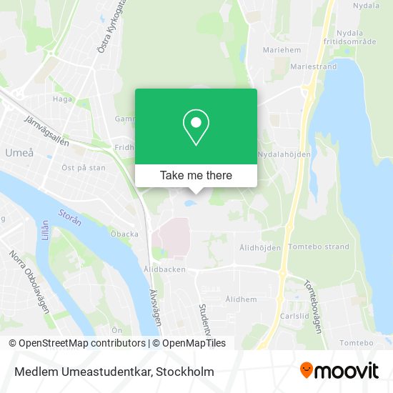 Medlem Umeastudentkar map