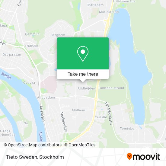 Tieto Sweden map