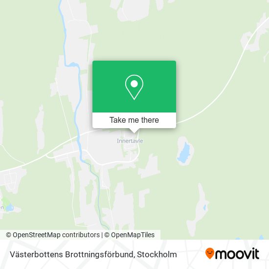 Västerbottens Brottningsförbund map