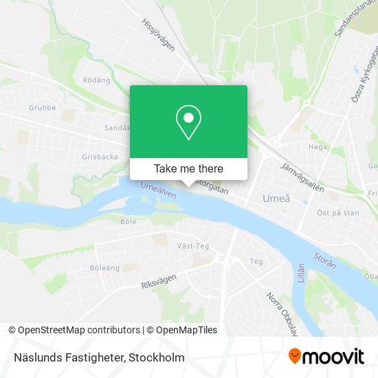 Näslunds Fastigheter map
