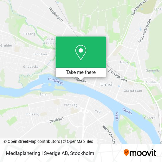Mediaplanering i Sverige AB map