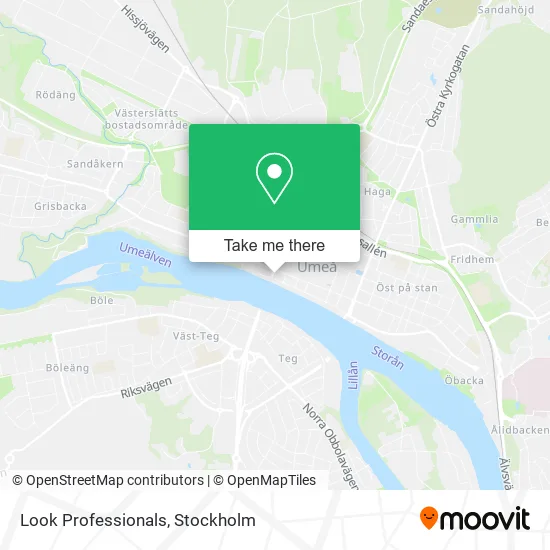 Look Professionals map