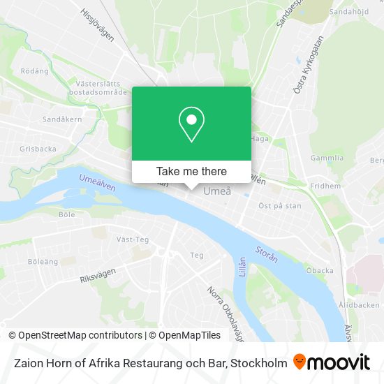 Zaion Horn of Afrika Restaurang och Bar map