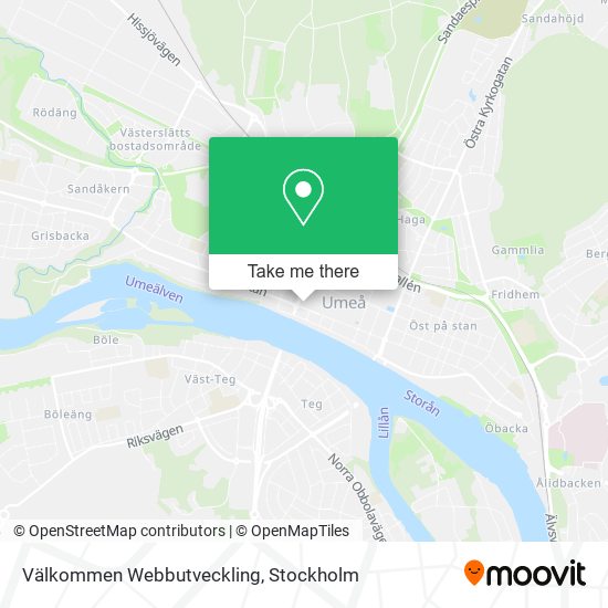 Välkommen Webbutveckling map