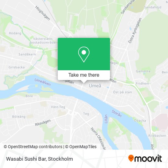 Wasabi Sushi Bar map