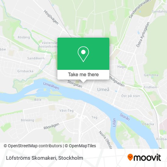 Löfströms Skomakeri map