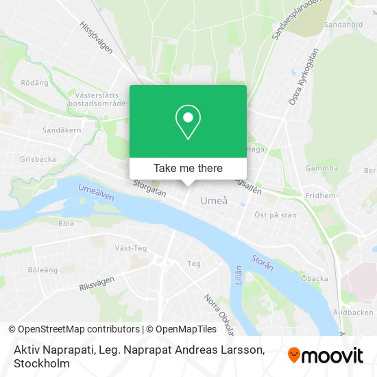 Aktiv Naprapati, Leg. Naprapat Andreas Larsson map