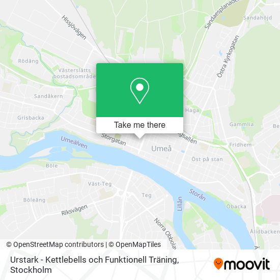 Urstark - Kettlebells och Funktionell Träning map