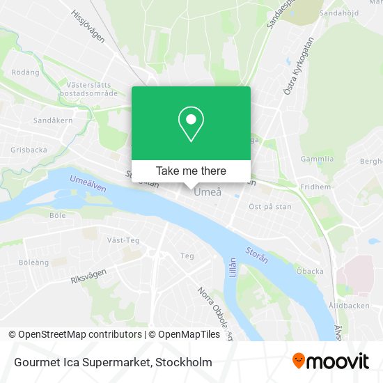 Gourmet Ica Supermarket map