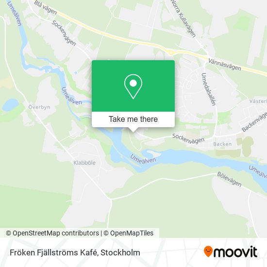 Fröken Fjällströms Kafé map