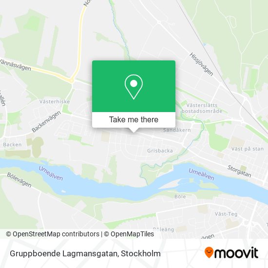 Gruppboende Lagmansgatan map