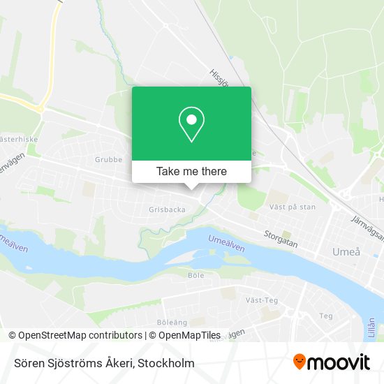 Sören Sjöströms Åkeri map