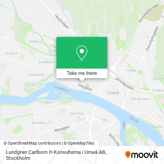 Lundgren Carlbom It-Konsulterna i Umeå AB map