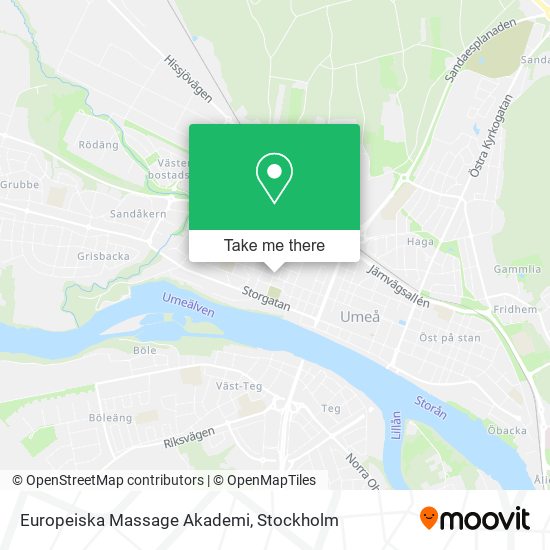 Europeiska Massage Akademi map