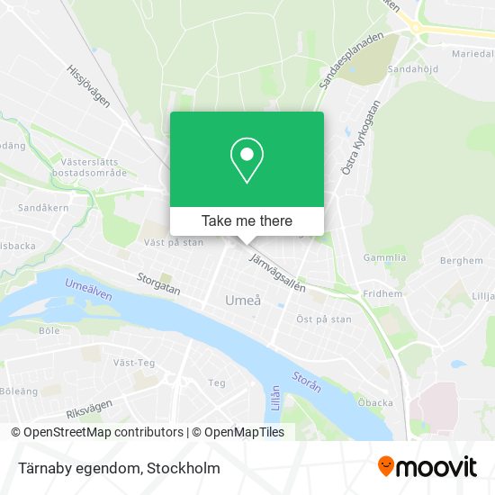 Tärnaby egendom map