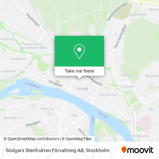 Södgars Stenfrukten Förvaltning AB map