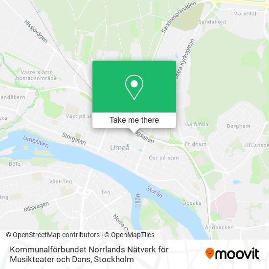 Kommunalförbundet Norrlands Nätverk för Musikteater och Dans map