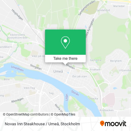 Novas Inn Steakhouse / Umeå map
