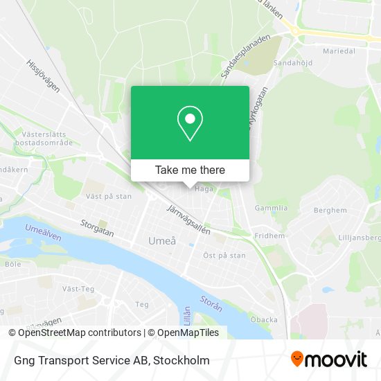 Gng Transport Service AB map