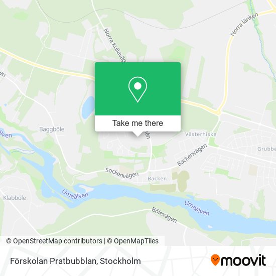 Förskolan Pratbubblan map