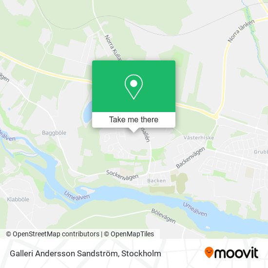 Galleri Andersson Sandström map