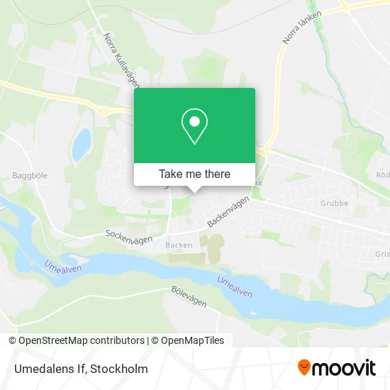 Umedalens If map