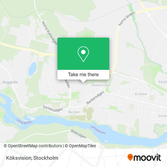 Köksvision map